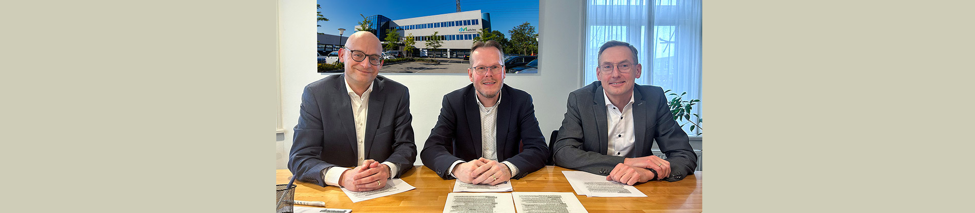 DVTadvies - overname door Jeroen en Arco. Rechts oprichter Rik Vos