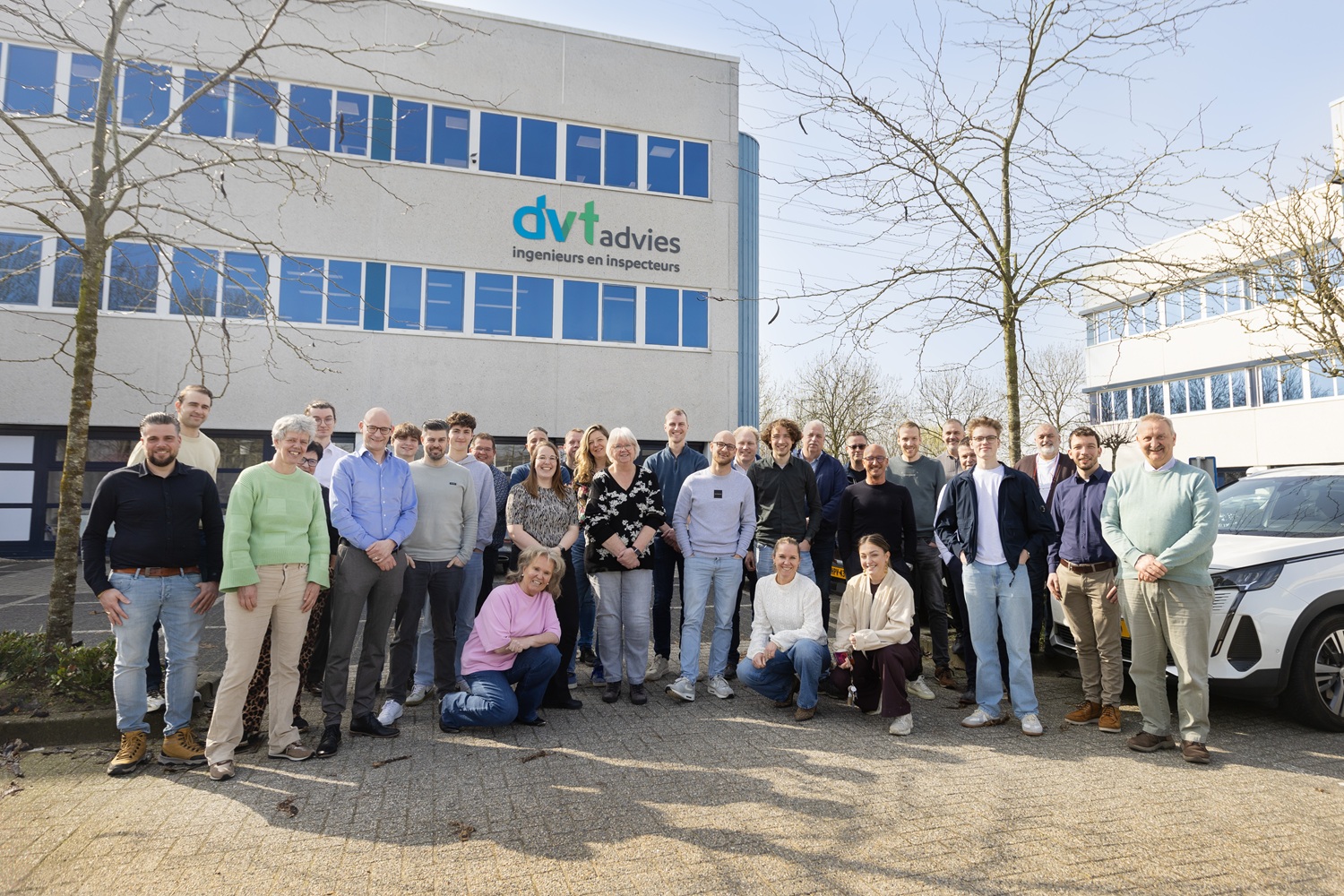 DVTadvies - een aantal collega's buiten